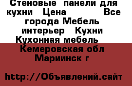 Стеновые  панели для кухни › Цена ­ 1 400 - Все города Мебель, интерьер » Кухни. Кухонная мебель   . Кемеровская обл.,Мариинск г.